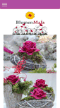 Mobile Screenshot of blumen-maja.com